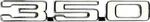1968 350 Front Fender Emblem Camaro Ss Lh. Fixed Price $29.10.