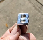 Oem Vintage Oldsmobile Chrome Block Letter "b" Emblem 580236. Fixed Price $29.99.