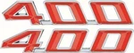 1967-69 Firebird / Trans Hood Emblem Set "400" 9789482 & 9789483 Usa Made!. Fixed Price $65.99.
