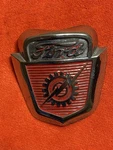 Ford Pickup Truck Lightning Hood Emblem BAAA-16637-A Red & Chrome. Fixed Price $99.00.