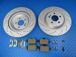 Mercedes Class S550E Rear Brake Pads & Rotors Topeuro #9239. Fixed Price $250.00.
