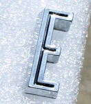 Vintage Chrome Oldsmobile Letter "e" Emblem Oem Gm 586568. Fixed Price $33.00.