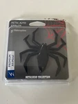 Metalhead Collection Black Spider Auto Emblem Decal Elektroplate Chrome. Fixed Price $17.00.