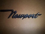 Vintage 1970-1971 Chrysler Newport Script Emblem Car Badge 3505788 31025 Oem Nos. Fixed Price $29.99.