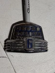 1946-48 Ford Nos Super Deluxe Hood Emblem/badge Part # 6HA16606-B. Fixed Price $45.00.