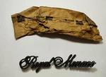 1976-1977 Dodge Royal Monaco Headlight Door Nameplate Emblem Badge 3811508 Nos.. Fixed Price $78.25.