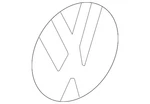 Genuine Volkswagen Nameplate 561-853-675-AR-2ZZ. Fixed Price $47.96.