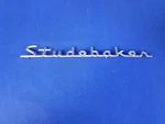 1956-1960 Studebaker Emblem Script Trunk Lid 1314300 1957 1958 1959 Dry Desert. Fixed Price $60.00.