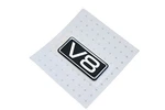 New Oem Ford F7DZ-16098-AA V8 Nameplate Nos. Fixed Price $29.99.
