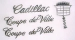 1975 Cadillac Coupe Deville Hood Ornament (oem Nos) & Used Fender Emblem Script. Fixed Price $125.99.