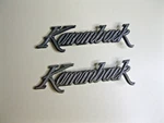 1971-1974 Chevrolet Vega Kammback Quarter Panel Emblem Set Of 2! # 9885757. Fixed Price $15.99.