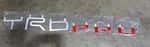 2022 2023 Toyota Tundra Trd Pro Reflective Tailgate Letters Inlay PT948-34221-01. Fixed Price $174.99.