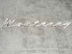 1962 Mercury Monterey Custom S-55 Conv Orig Quarter Panel Script Emblem. Fixed Price $59.00.