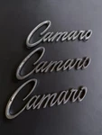1968 Chevrolet Camaro Fender Script Emblems Oem Gm 391660 Lot Uglies. Fixed Price $14.95.