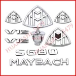 8PCS Chrome Maybach Front & Side Trunk Emblem Badge Set For Mercedes-benz S680. Fixed Price $188.99.