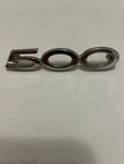 Vintage Ford 500 Metal Badge Emblem C80B 54291B30A Late 1960 S. Fixed Price $32.95.
