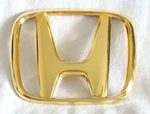 2001 2002 Honda Accord 24K Gold Plated Rear Emblem Logo 75701-S84-A01. Fixed Price $99.00.