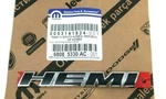 Dodge Challenger Charger Hemi Front Fender Hood Black Chrome Nameplate Emblem. Fixed Price $91.20.