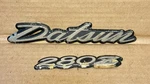 Datsun 280Z Rear Hatch Top Emblems Set 1975 1976 1977 1978. Fixed Price $40.00.