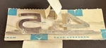 Mercedes Benz W108 W109 4.5 Trunk Lid Emblem Badge Logo 300SEL New Old Stock Nib. Fixed Price $45.00.