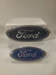 2 Vintage Ford Oval Blue Emblems Fomoco. Fixed Price $34.99.