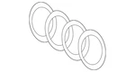 Genuine Audi Emblem 8J0-853-605-B-2ZZ. Fixed Price $75.60.