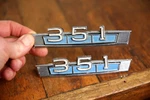 Vintage 1969 Ford Fomoco Chrome Car Emblem Script Badge Engine Trim Side Panel 2. Fixed Price $58.50.