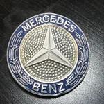 Mercedes-benz W123 Early 1977 Grille Badge Emblem Vintage Genuine Oem 1238800188. Fixed Price $39.99.