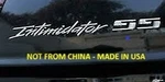 Intimidator Ss Emblems, Domed Dimensional Set Of 3 Chevy Truck, Silverado 17.5IN. Fixed Price $69.00.
