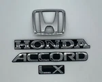 1990 - 1993 Honda Accord Lx Chrome Rear Trunk Emblem Logo Sign Nameplate. Fixed Price $34.99.