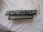 Nos 1997-2002 Ford Expedition Xlt Plastic Stick Front Fender Emblem. Fixed Price $12.50.