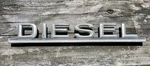1976-1983 Mercedes 240D "diesel" W123 Trunk Deck Lid Emblem 12381705. Fixed Price $40.00.