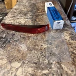 1987 1988 Nos Ford Thunderbird Tail Light Side Reflector Left W/attg Parts. Fixed Price $34.95.