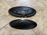 2018-20 F150 Ford Emblems Matte/gloss Black Combo Front & Rear, Camera Option. Fixed Price $345.00.
