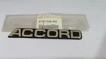 Honda Accord Rear Trunk Nameplate Emblem 87307-SA5-000 1982-1985 Genuine New. Fixed Price $50.00.