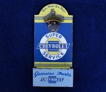Wall Mounted Chevy Bowtie Bottle Opener Accessory Garage Shop Truck Camaro Vette. Fixed Price $28.00.