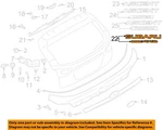 Subaru Oem 19-22 Ascent Lift Gate Exterior Trim-nameplate 93079XC030. Fixed Price $70.02.