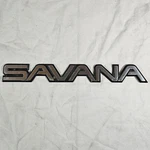 Gmc "savanah" Plastic Rear Door Emblem - Removed Silver 15982984. Fixed Price $9.99.