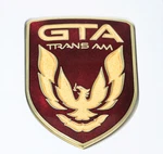 1987-1990 Pontiac Trans Gta Flame Red Front Bumper Emblem New *10118526. Fixed Price $64.95.