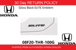 Genuine Oem Honda 2020-2025 Gloss Black Rear Elite Emblem 08F20-THR-100G. Fixed Price $44.12.