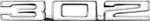 Oer White Zinc Die-cast Chrome 302 Hood Emblem For 1969 Camaro Cowl Induction. Fixed Price $24.98.