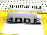 Genuine Mercedes 92-93 W124 400E V8 Rear Deck Lid Plastic Chrome Oem Emblem. Fixed Price $55.99.