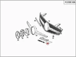 Genuine Mercedes R231 Sl Model Plate Amg 2318170700. Fixed Price $143.76.