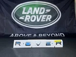 Genuine Land Rover Range Front Graphite Atlas Name Badge LR160905-X. Fixed Price $49.99.