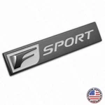 For Lexus F-sport Logo Oem Abs Badge Rear Trunk Luggage Lid 3D Emblem Gun Grey. Fixed Price $29.99.