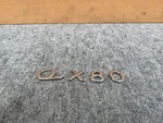 Infiniti QX80 2014-2024 Oem Liftgate Tailgate Trunk Emblem Logo Chrome Assembly. Fixed Price $24.95.