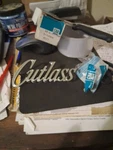 Nos 1970 Oldsmobile Cutlass L/r Fender Emblem Nameplate Script 230948. Fixed Price $35.00.
