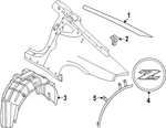 Genuine Nissan Quarter Panel Emblem 78896-6GP0A. Fixed Price $78.08.
