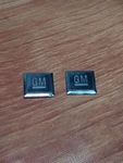 Gm Square Emblem Badge Pair Vintage Oem Trim 15228481 Genuine Metal Classic Logo. Fixed Price $21.90.