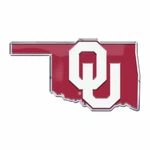 Fanmats University Of Oklahoma Team State Aluminum Emblem. Fixed Price $16.86.